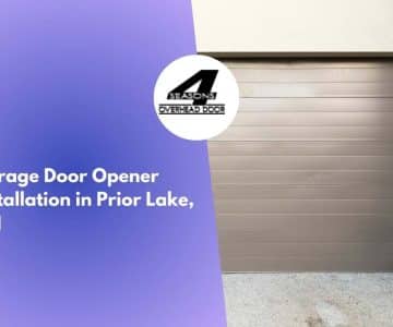 Garage Door Opener Installation in Prior Lake, MN